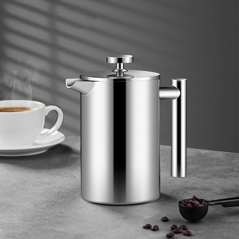 304 stainless steel coffee French press