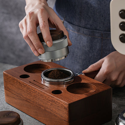 Walnut ss 304 51mm, 58mm coffee tamper