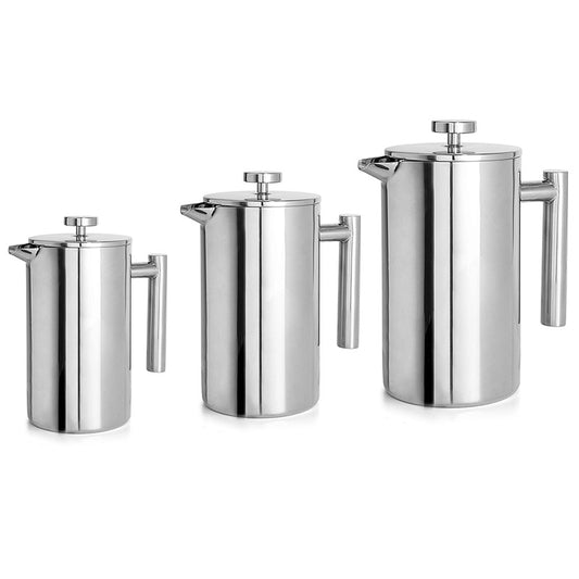 304 stainless steel coffee French press