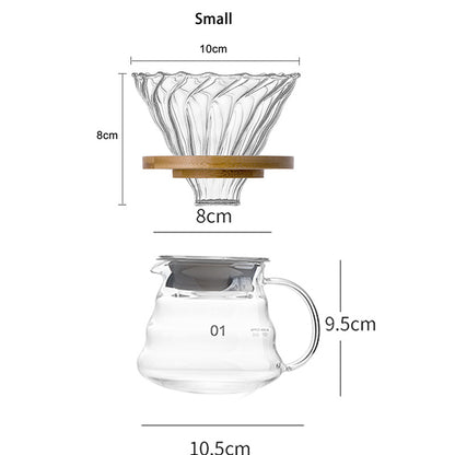 Coffee filter cup V60 filter cup